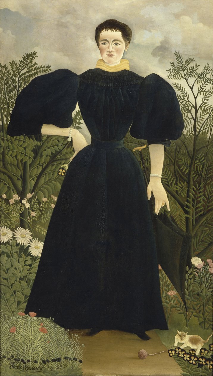 Portrait of Madame M by Henri Julien Félix Rousseau