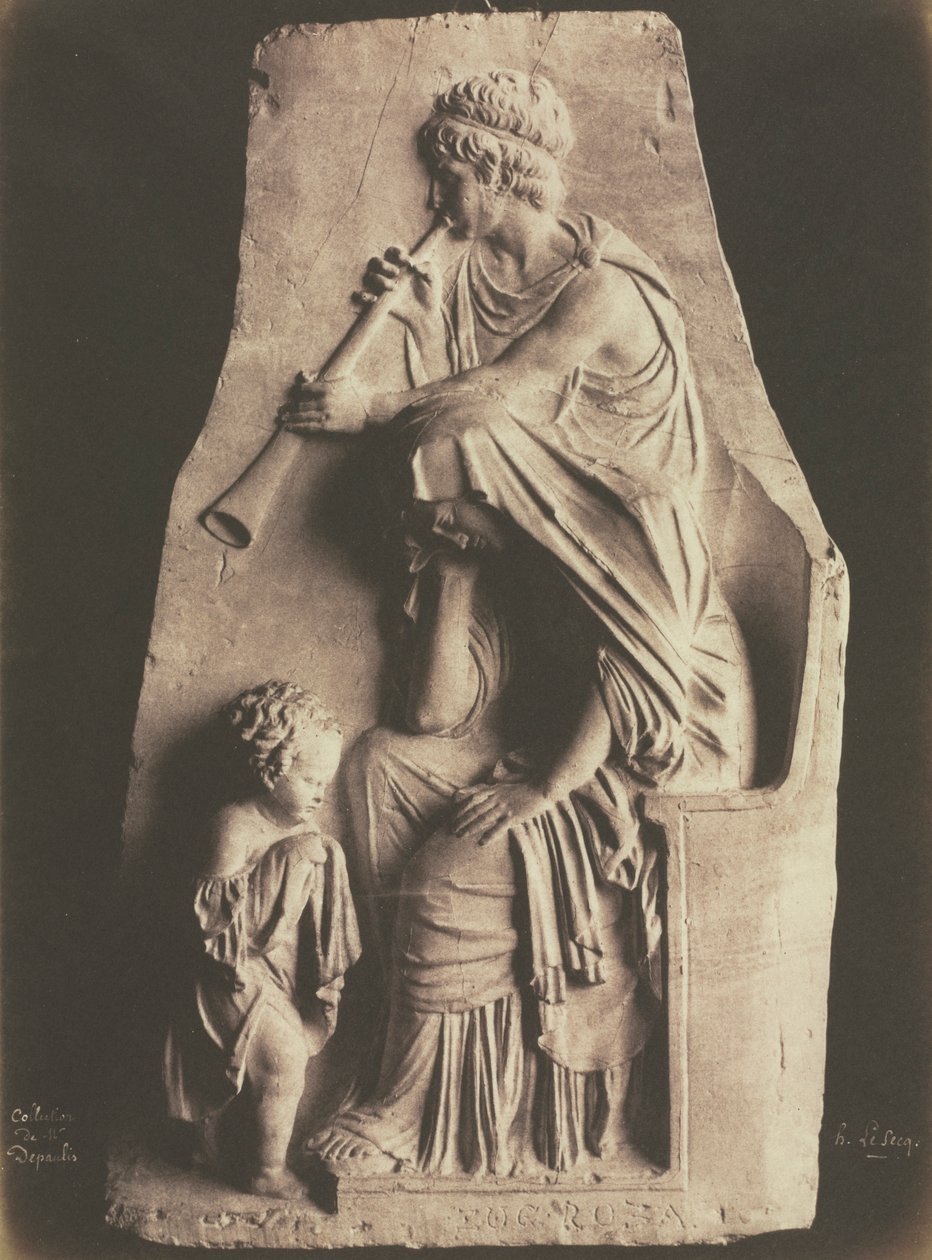 Plaster Cast from the Depaulis Collection, c. 1854-55 by Henri Le Secq