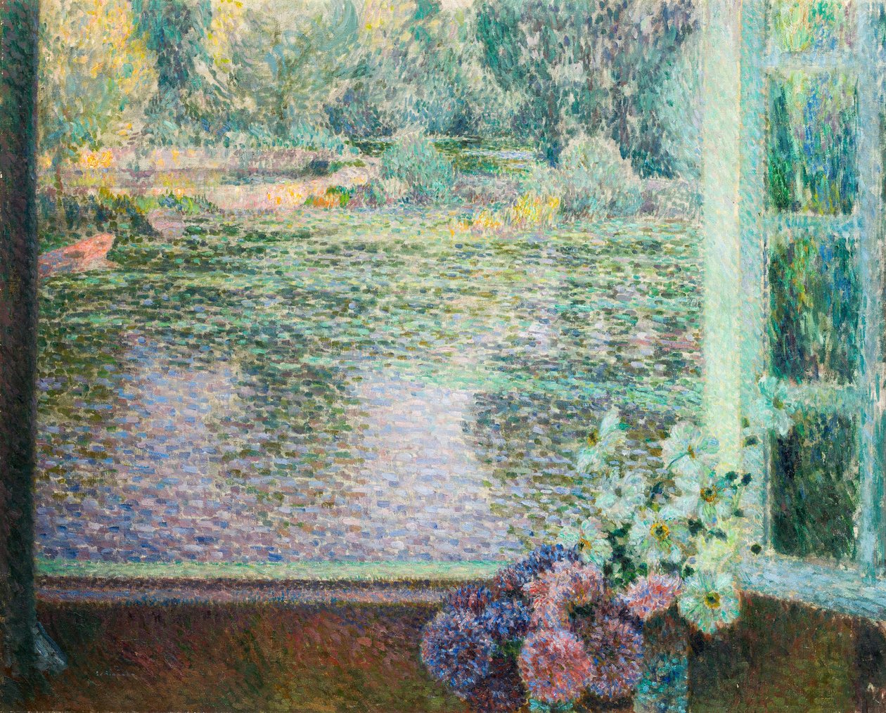 Window On The River by Henri Le Sidaner