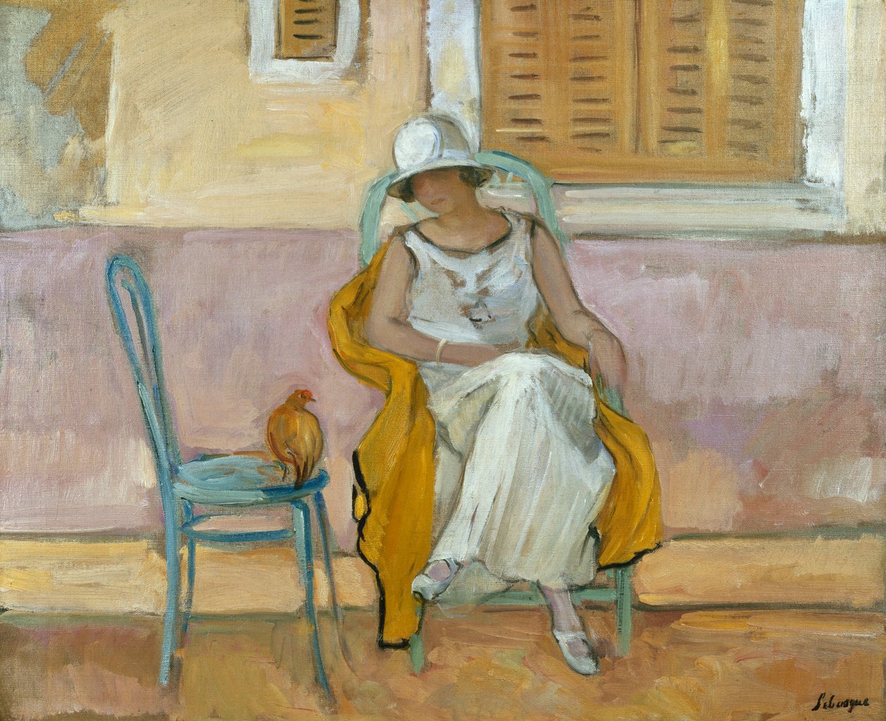 Woman in a White Dress, c.1923 by Henri Lebasque