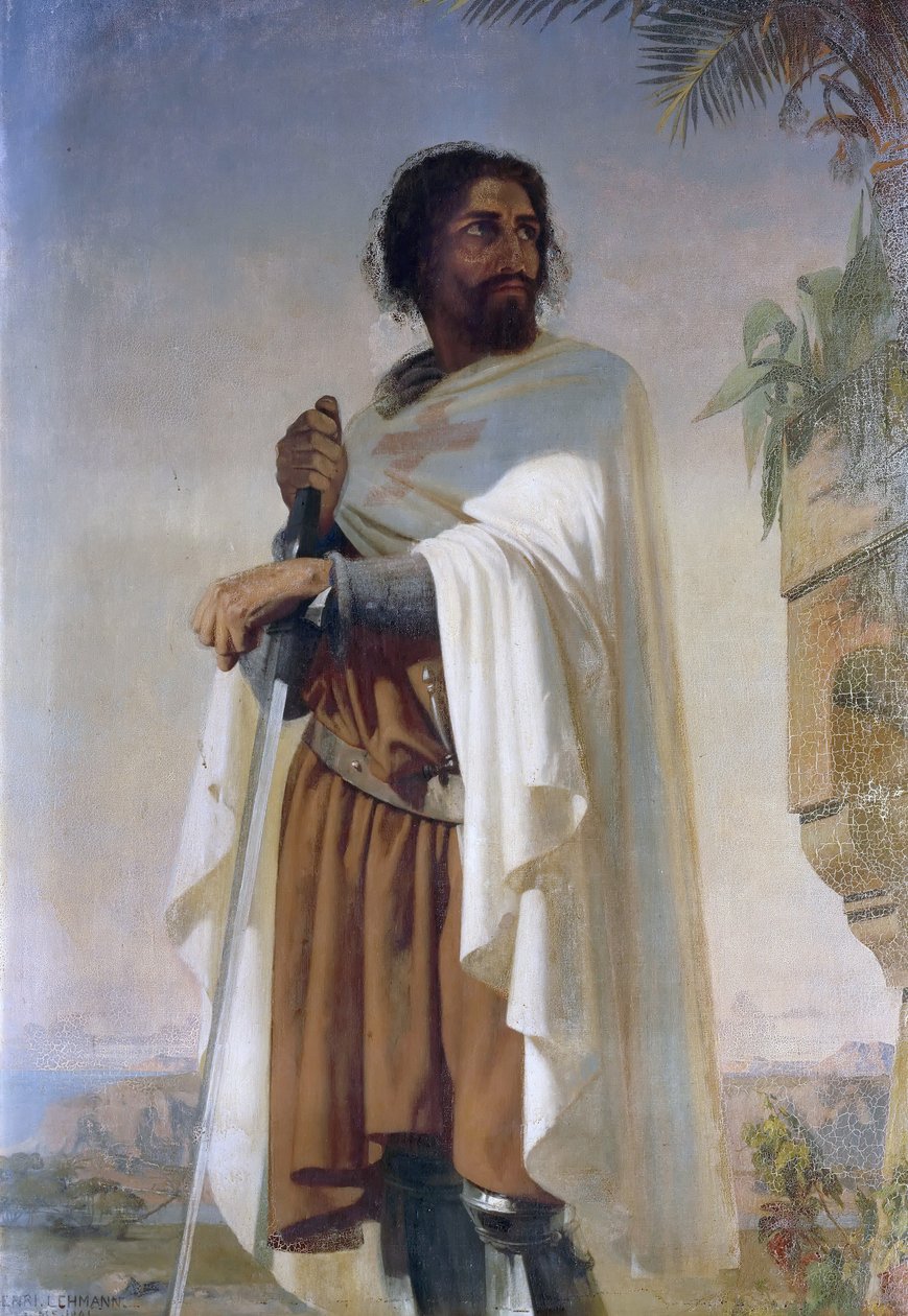 Hugues de Payens, Grand Master of the Knights Templar by Henri Lehmann