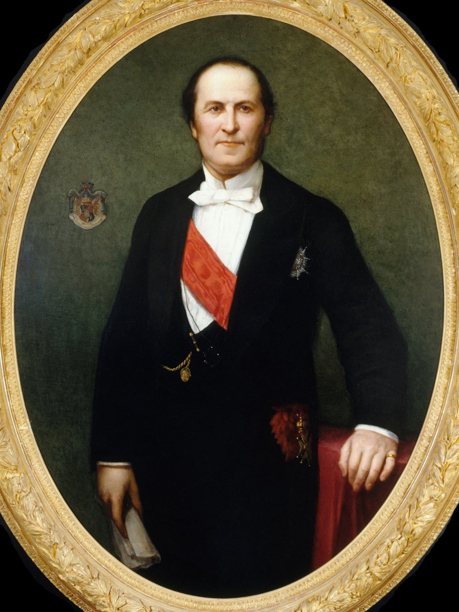 Portrait of Georges-Eugène Baron Haussmann 1809-1891, ca 1860 by Henri Lehmann