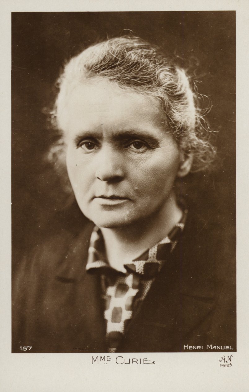 Marie Curie (1867-1934), Polish Physicist and Chemist by Henri Manuel