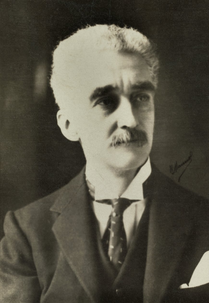 Portrait of Belgian Paul Hymans by Henri Manuel