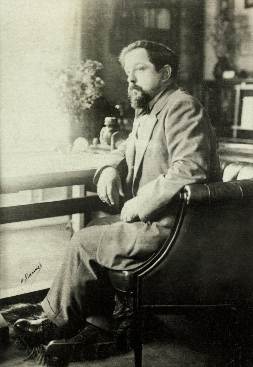 Portrait of Claude Debussy by Henri Manuel