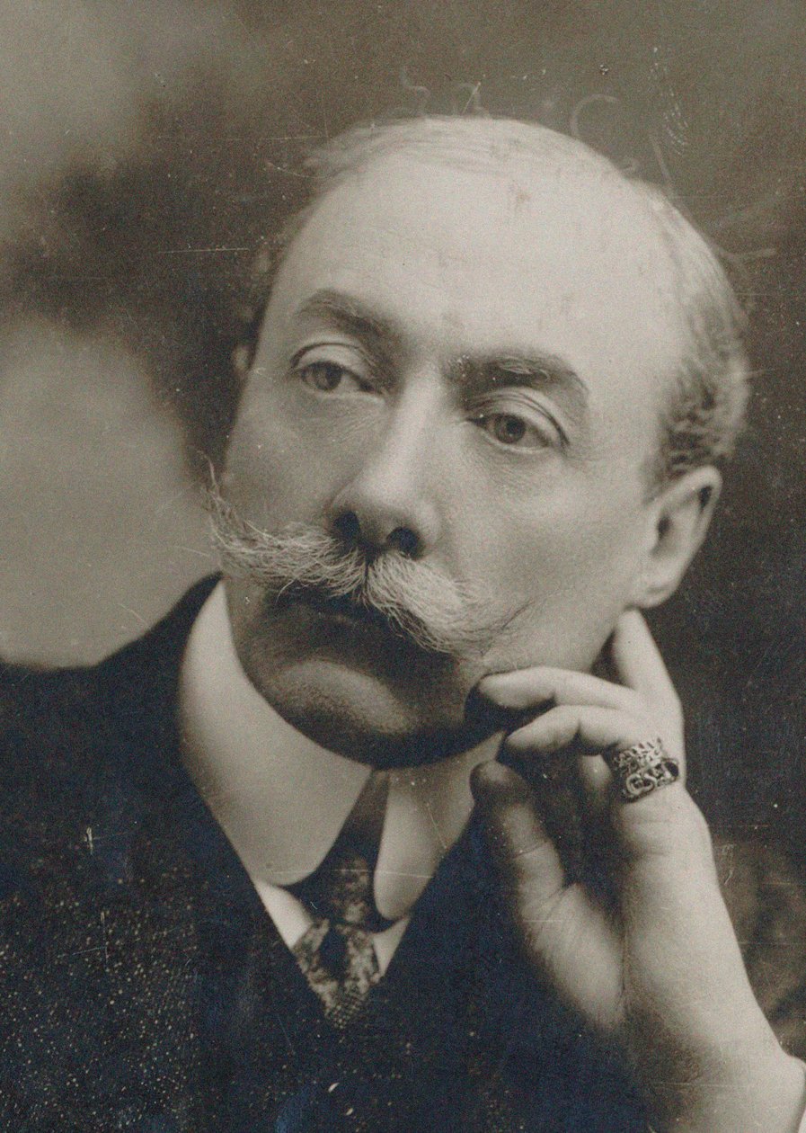Portrait of pianist and composer André Messager 1853-1929 by Henri Manuel
