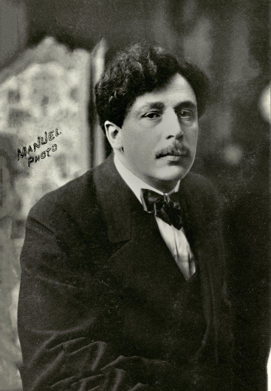 Portrait of the French Painter Abel Faivre by Henri Manuel