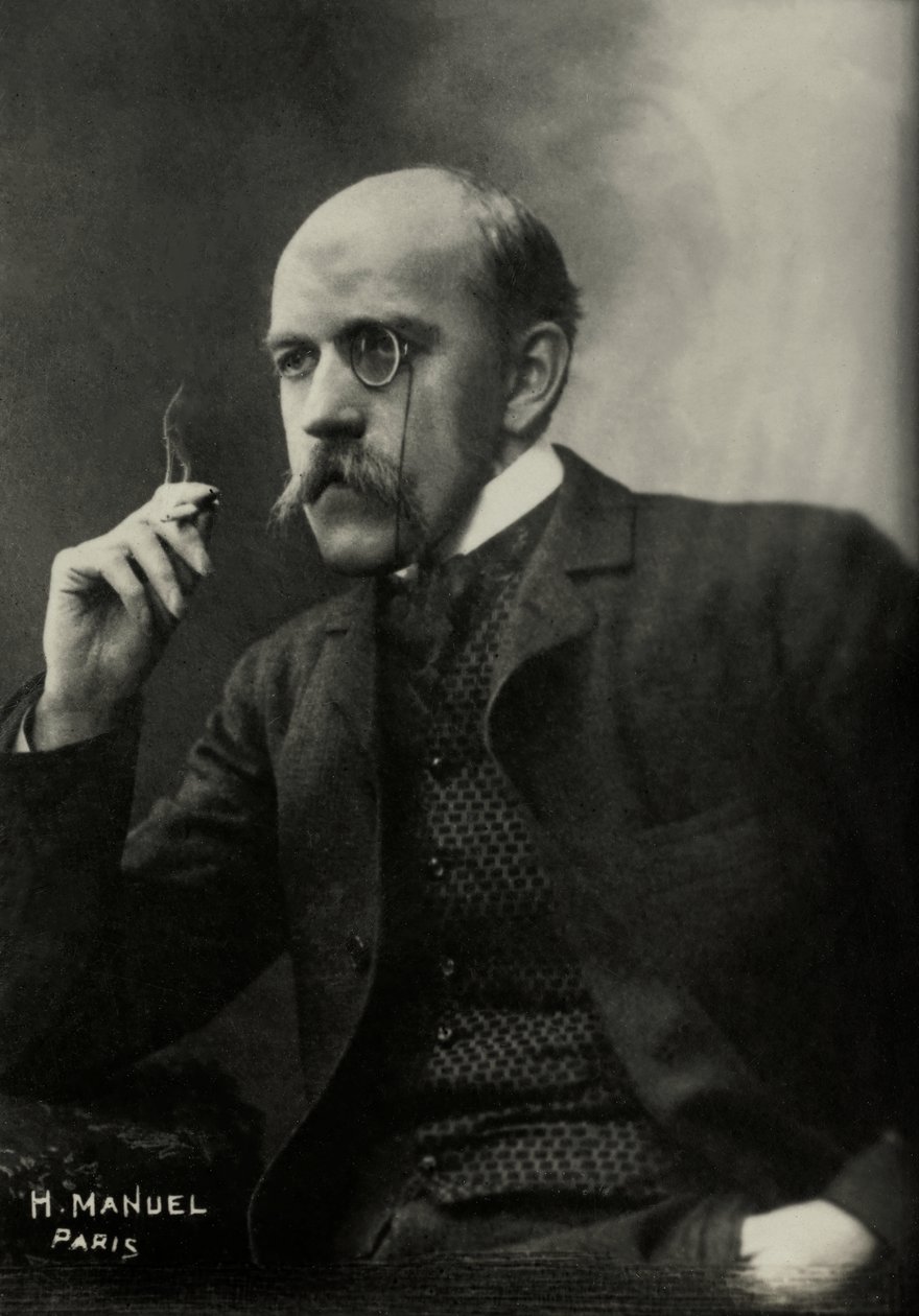 Portrait of the Writer Henri De Regnier by Henri Manuel