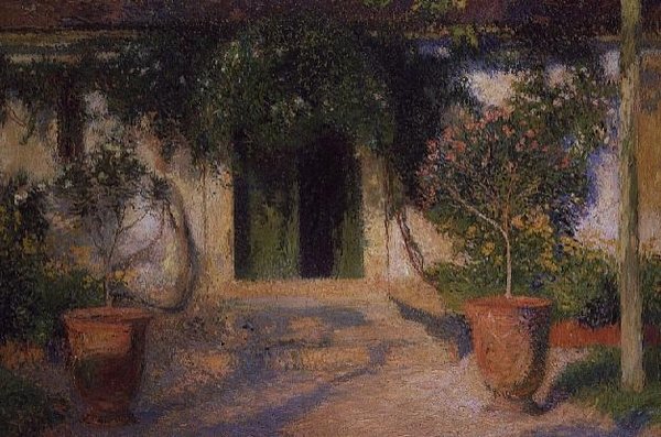 Entrance to a House by Henri Martin