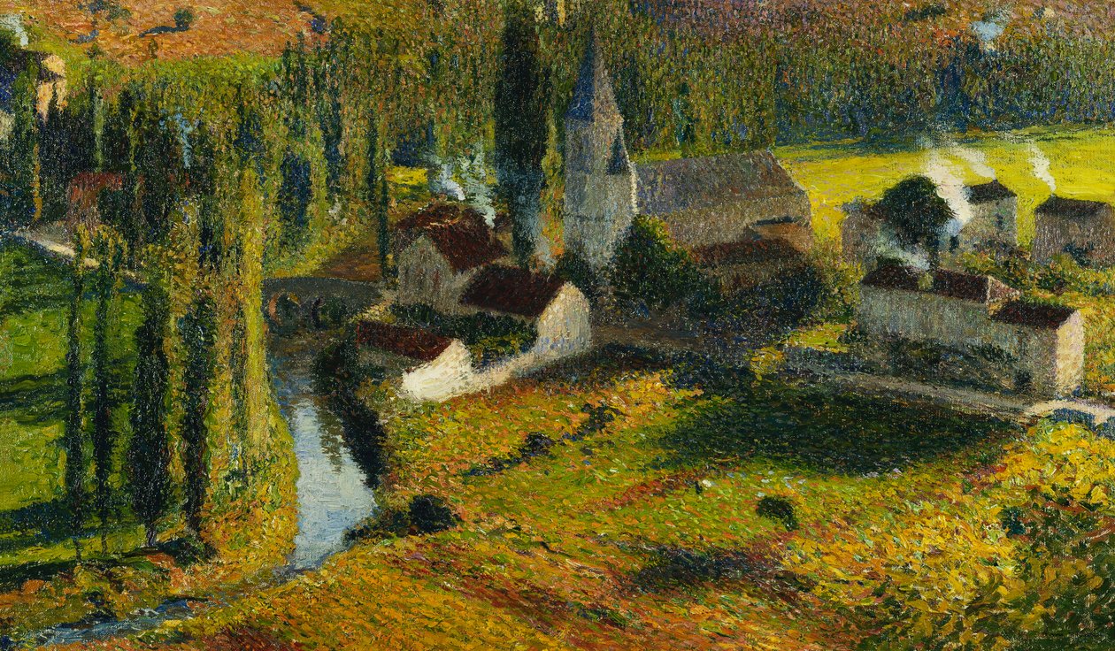 The Fortified Town Green by Henri Martin