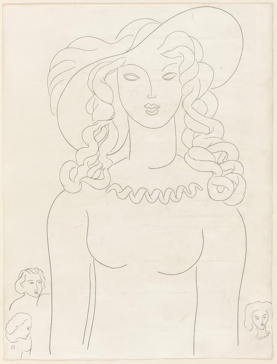 Apparition, Plate Three from Poesies de Mallarmé by Henri Matisse