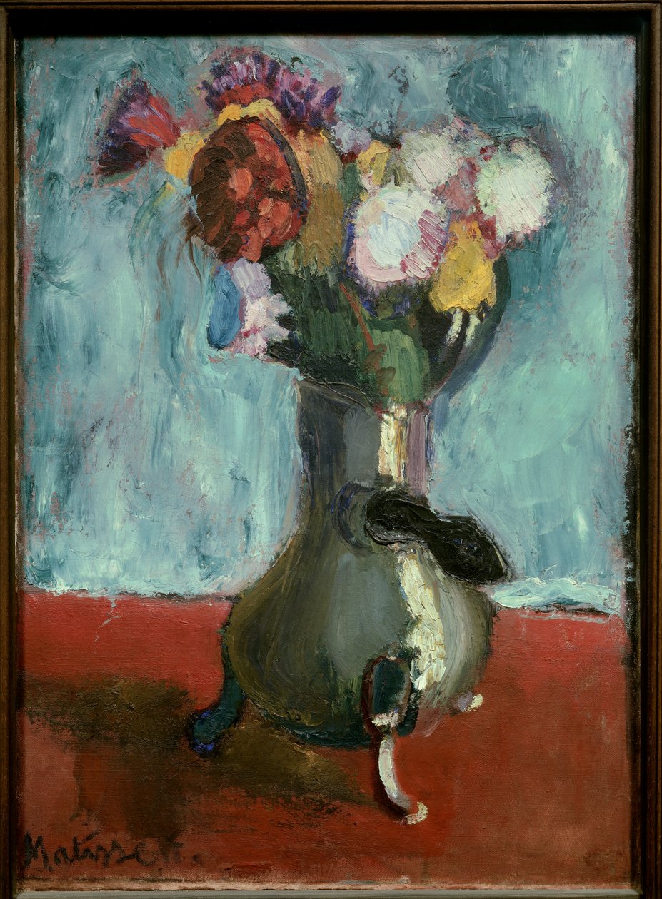 Bouquet of Flowers in the Chocolate Pot by Henri Matisse