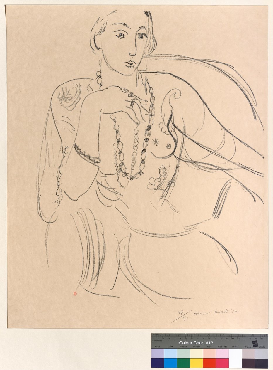 Woman with Necklace by Henri Matisse
