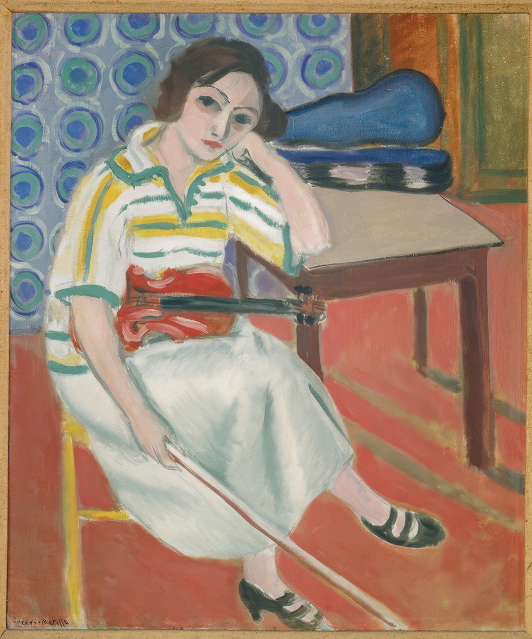 Woman with a Violin by Henri Matisse