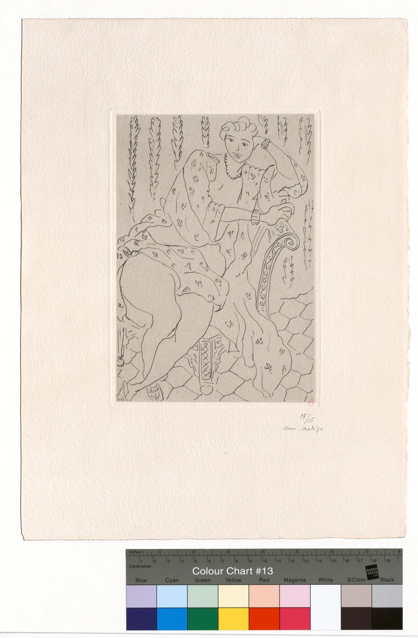 Figure in a Turkish Chair by Henri Matisse