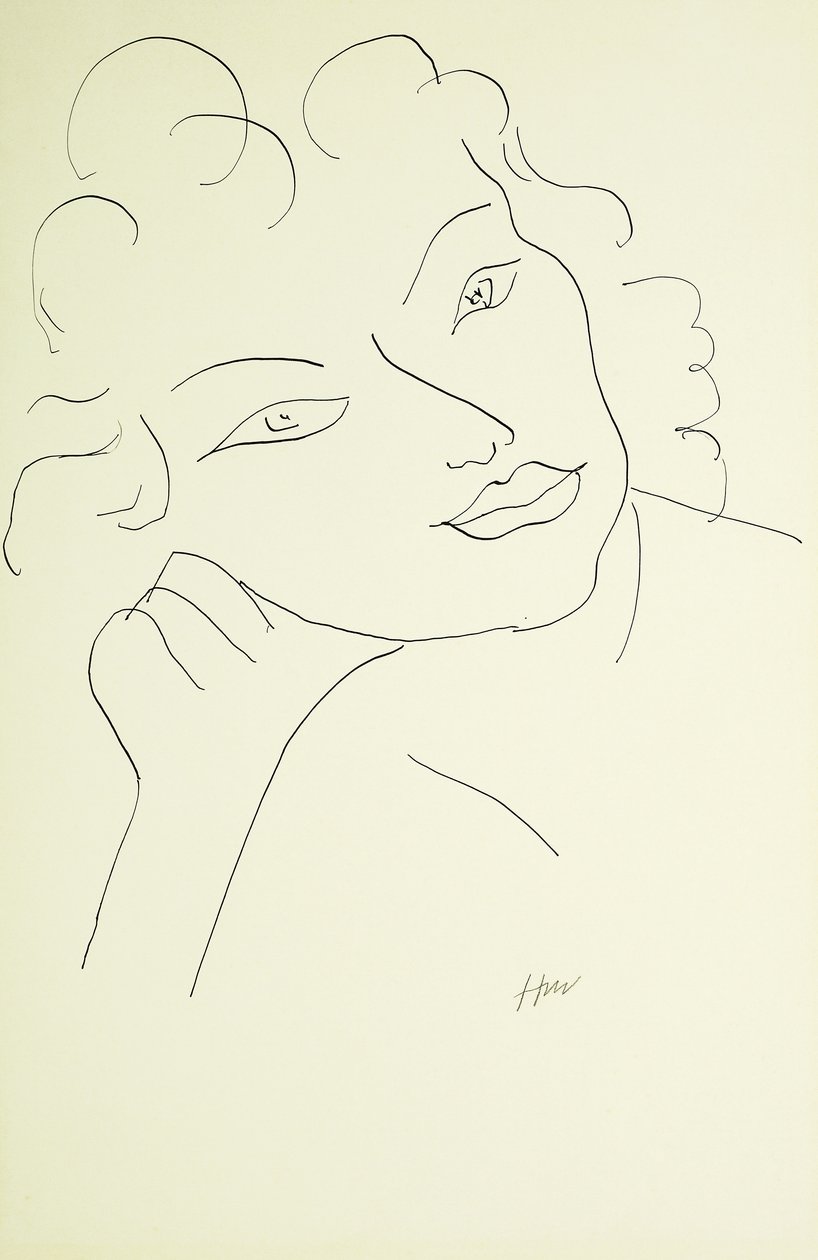 Head of a Young Woman by Henri Matisse