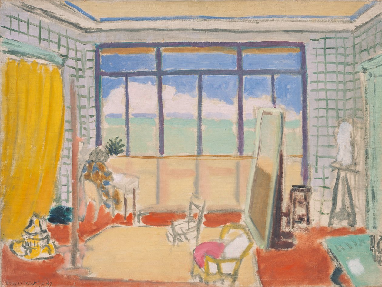 In the Studio in Nice by Henri Matisse