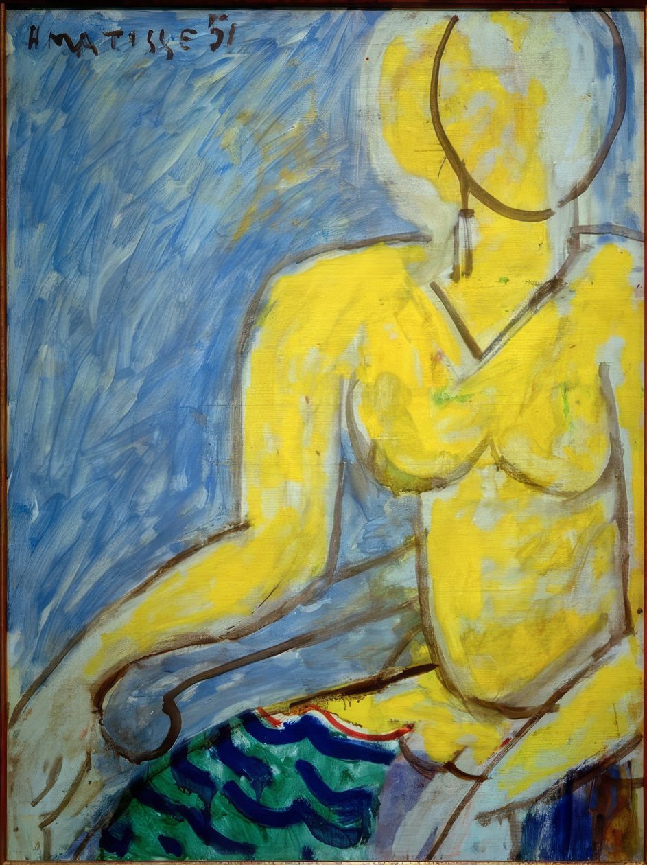 Katia in Yellow Dress by Henri Matisse