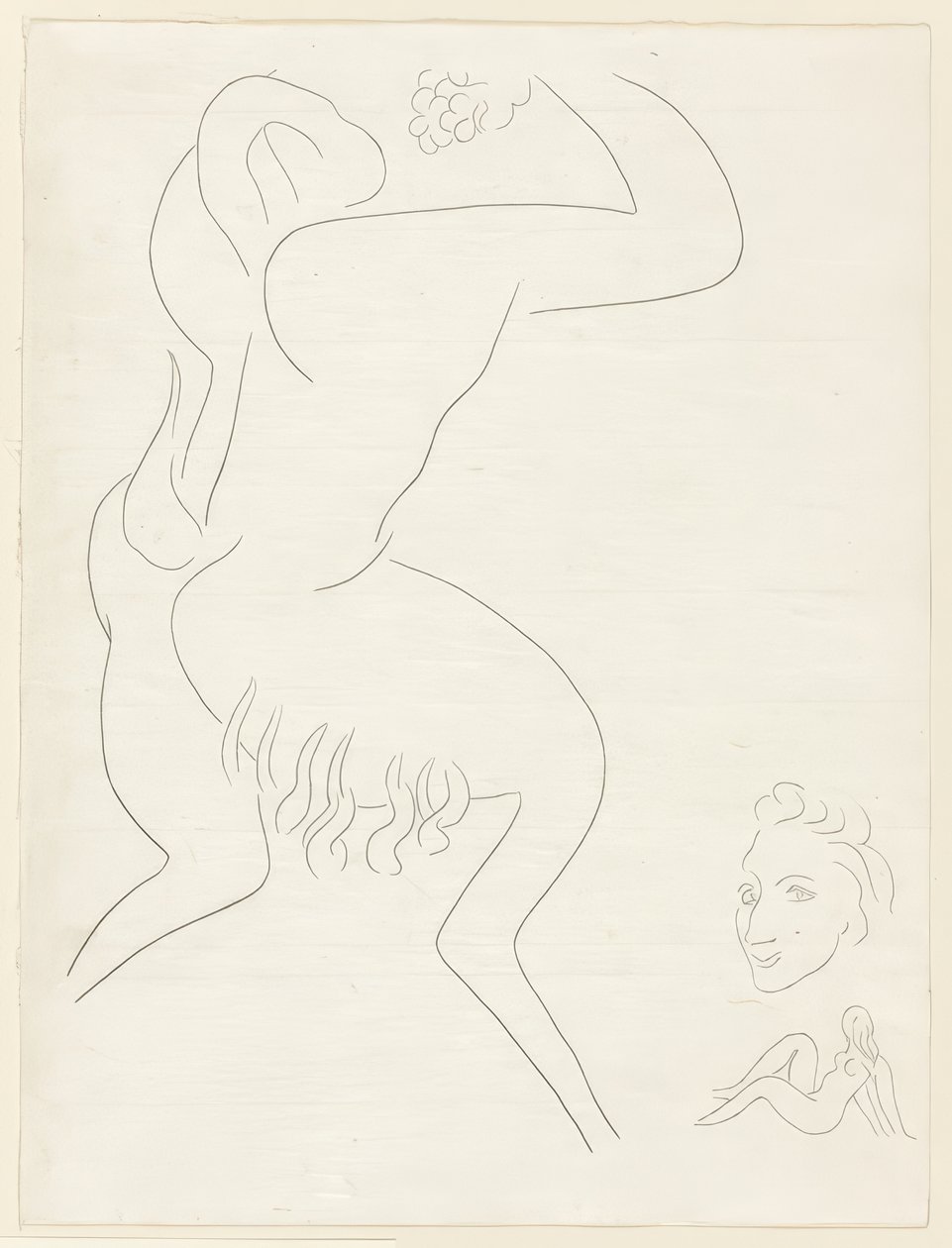The Afternoon of a Faun: The Faun IV, plate eighteen from Poesies de Mallarmé by Henri Matisse