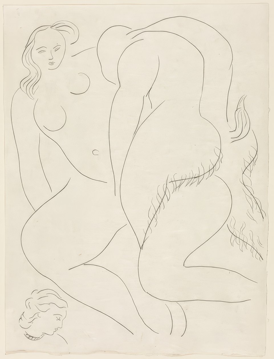 The Afternoon of a Faun: The Faun III, plate seventeen from Poesies de Mallarmé by Henri Matisse