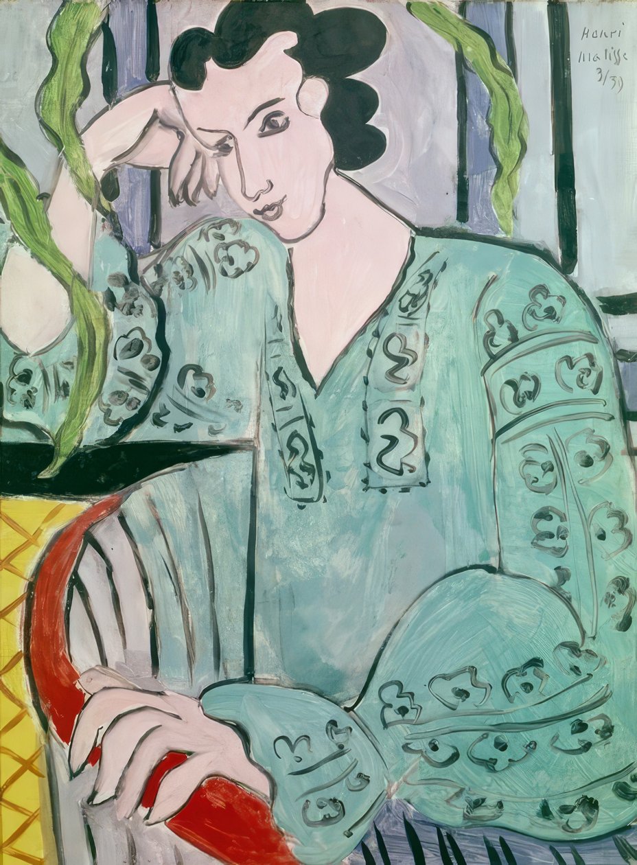 The Hungarian Woman in a Green Blouse by Henri Matisse