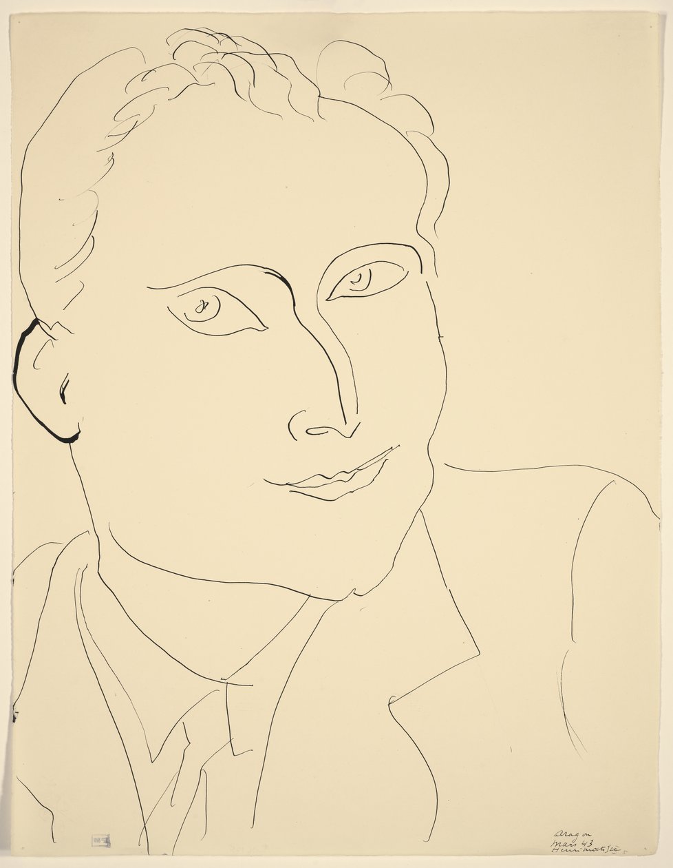 Louis Aragon by Henri Matisse