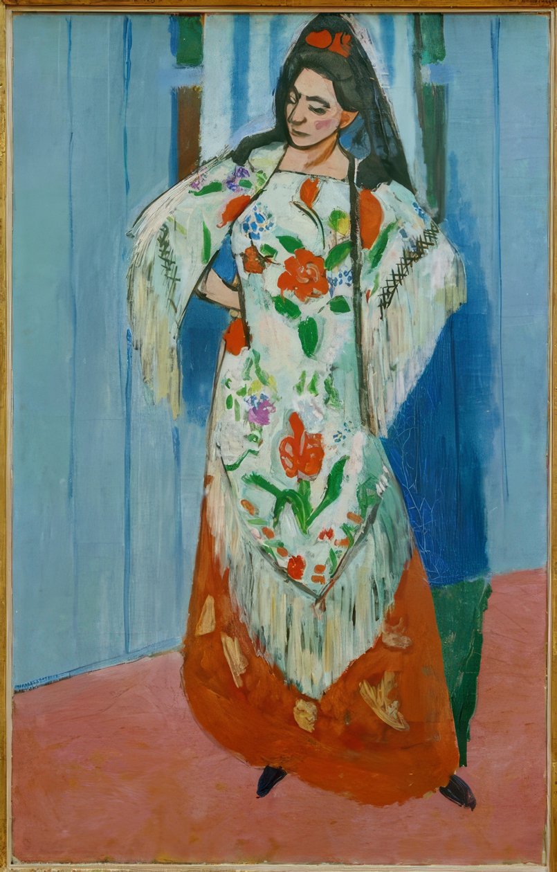Madame Matisse with a Manila Shawl by Henri Matisse