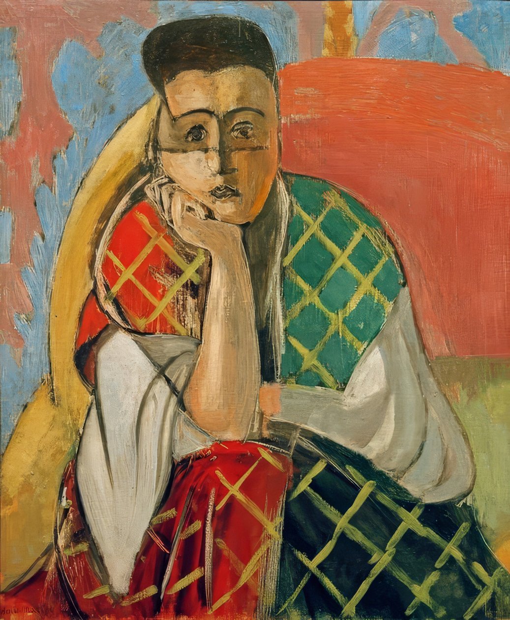 Mademoiselle H.D. Woman with a Veil by Henri Matisse