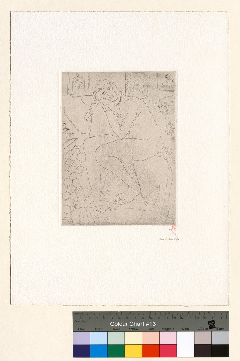 Seated Nude and Portrait of Madame Cézanne by Henri Matisse