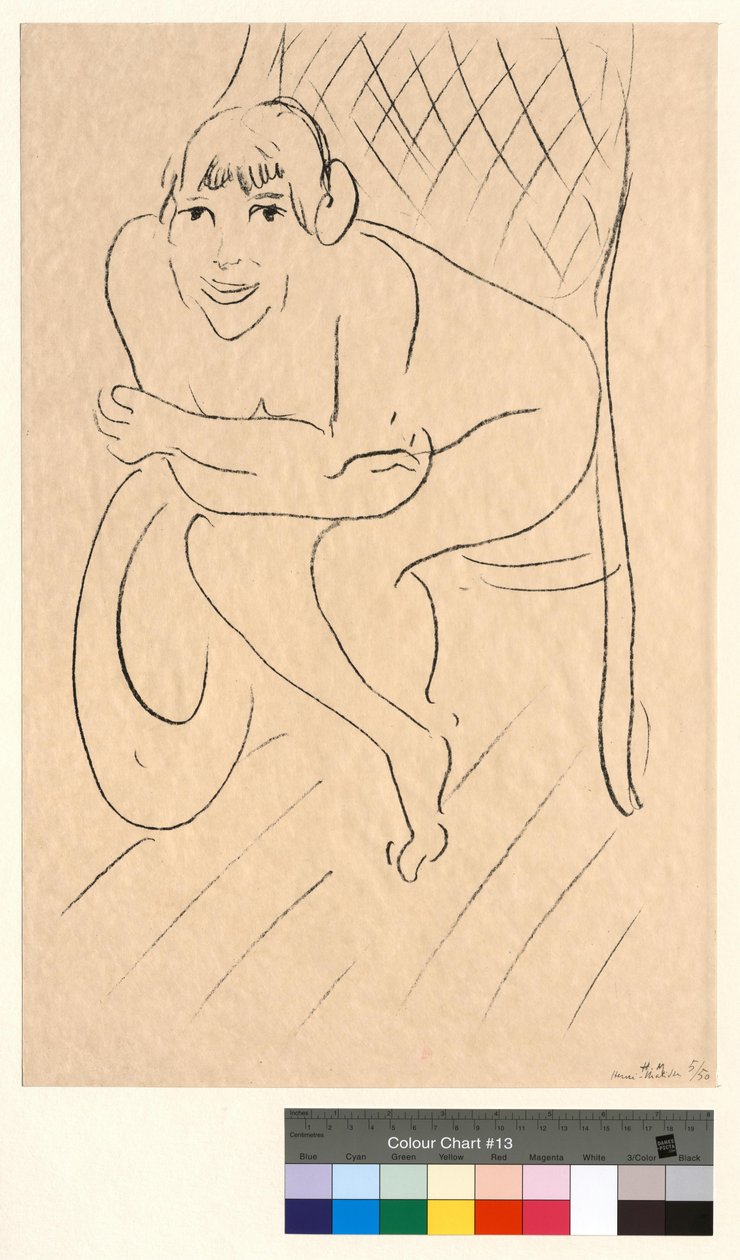 Nude on a Rocking Chair by Henri Matisse