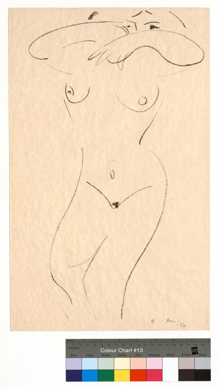 Nude Lying Down, Arms Concealing Eyes by Henri Matisse