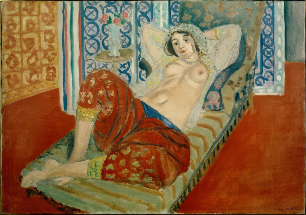 Odalisque with Red Culottes by Henri Matisse