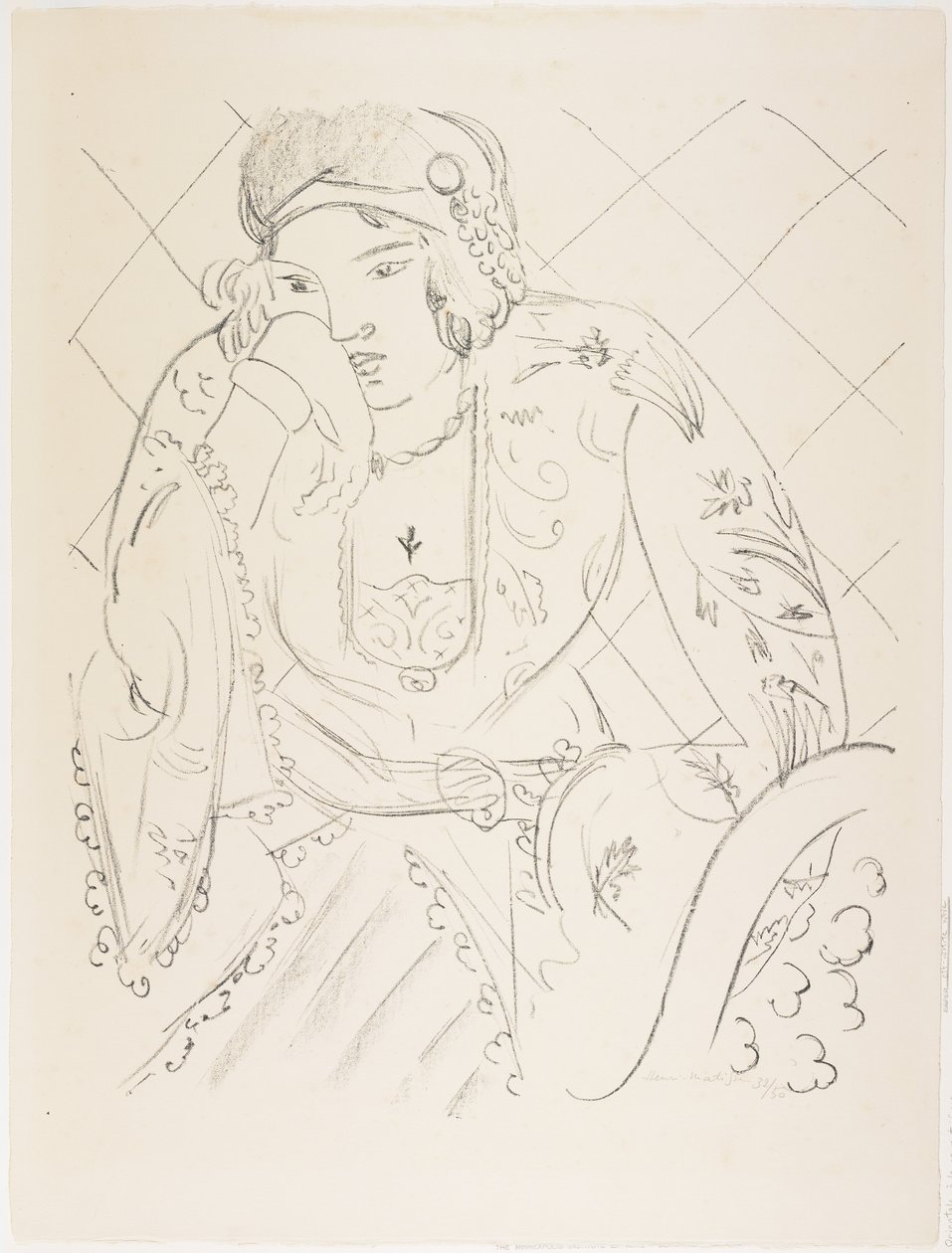 Oriental with Trefoil Cross by Henri Matisse