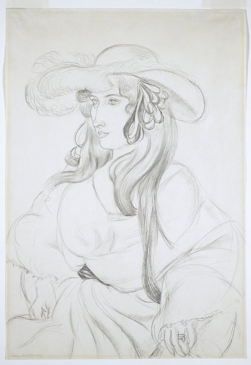 Plumed Hat by Henri Matisse