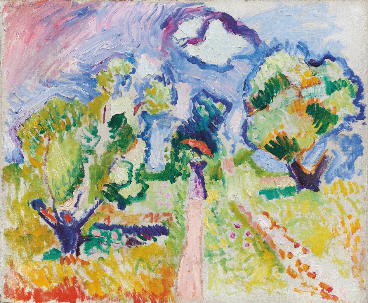 Promenade of the Olive Trees by Henri Matisse