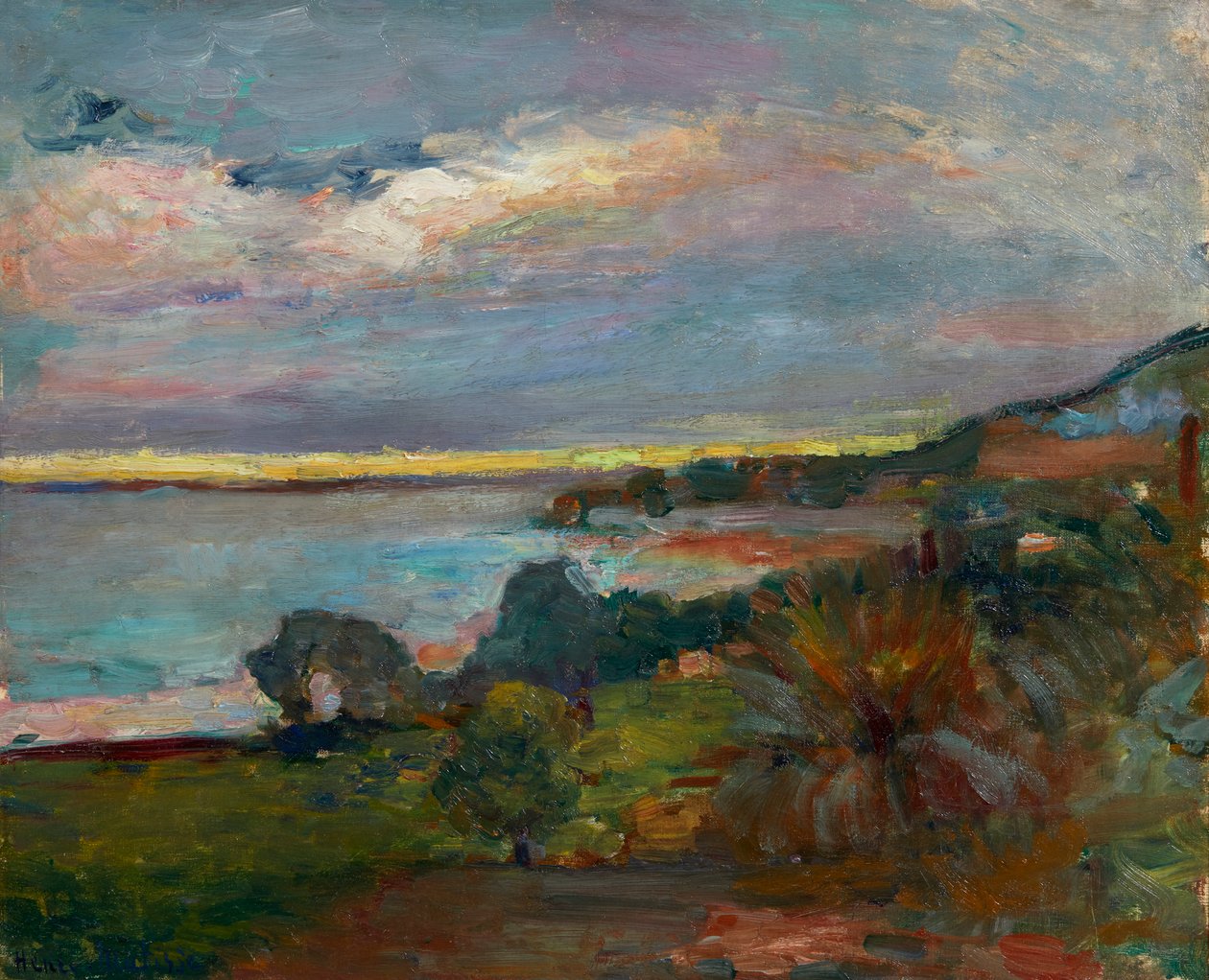 Sea in Corsica, Le Scoud by Henri Matisse
