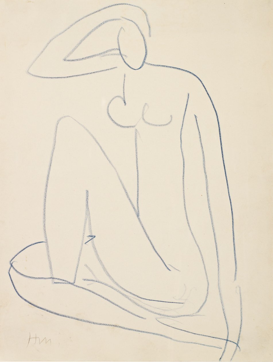 Seated Female Figure by Henri Matisse