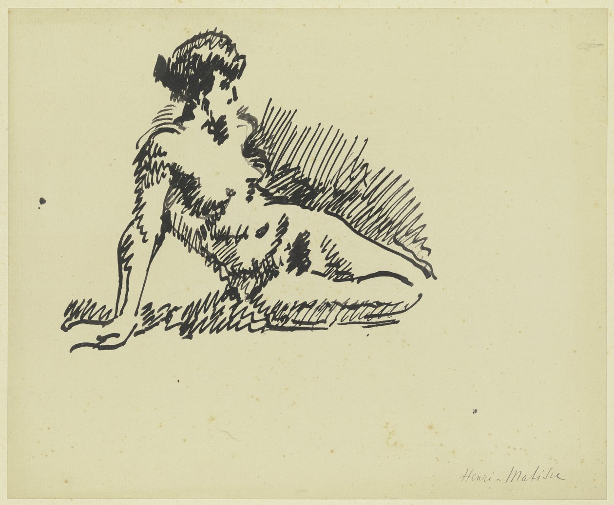 Sitting Female Nude by Henri Matisse