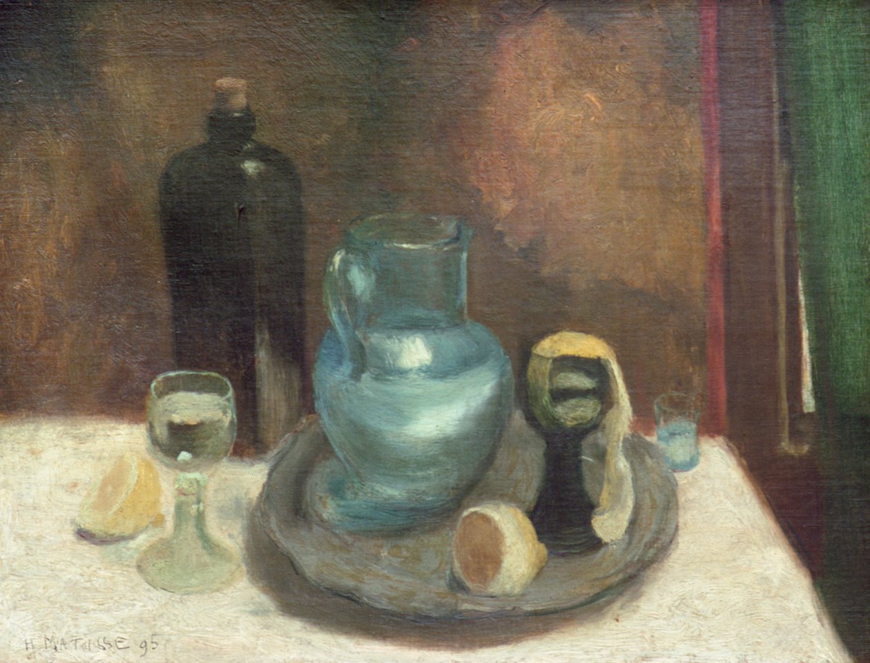 Still Life with a Lemon, or The Blue Carafe by Henri Matisse