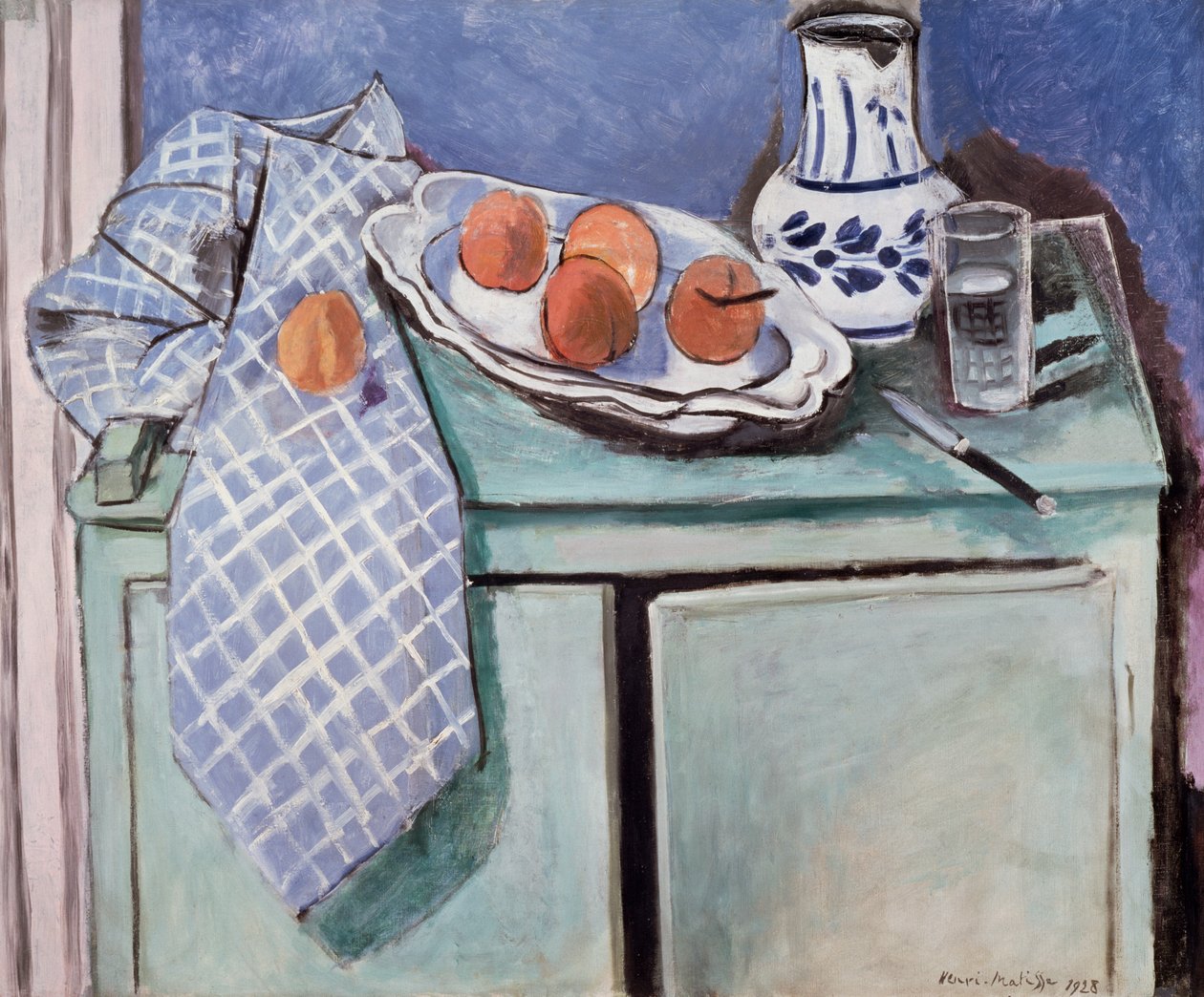 Still Life on a Green Sideboard by Henri Matisse