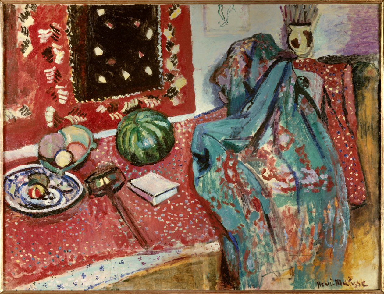 Still Life with Red Carpet by Henri Matisse