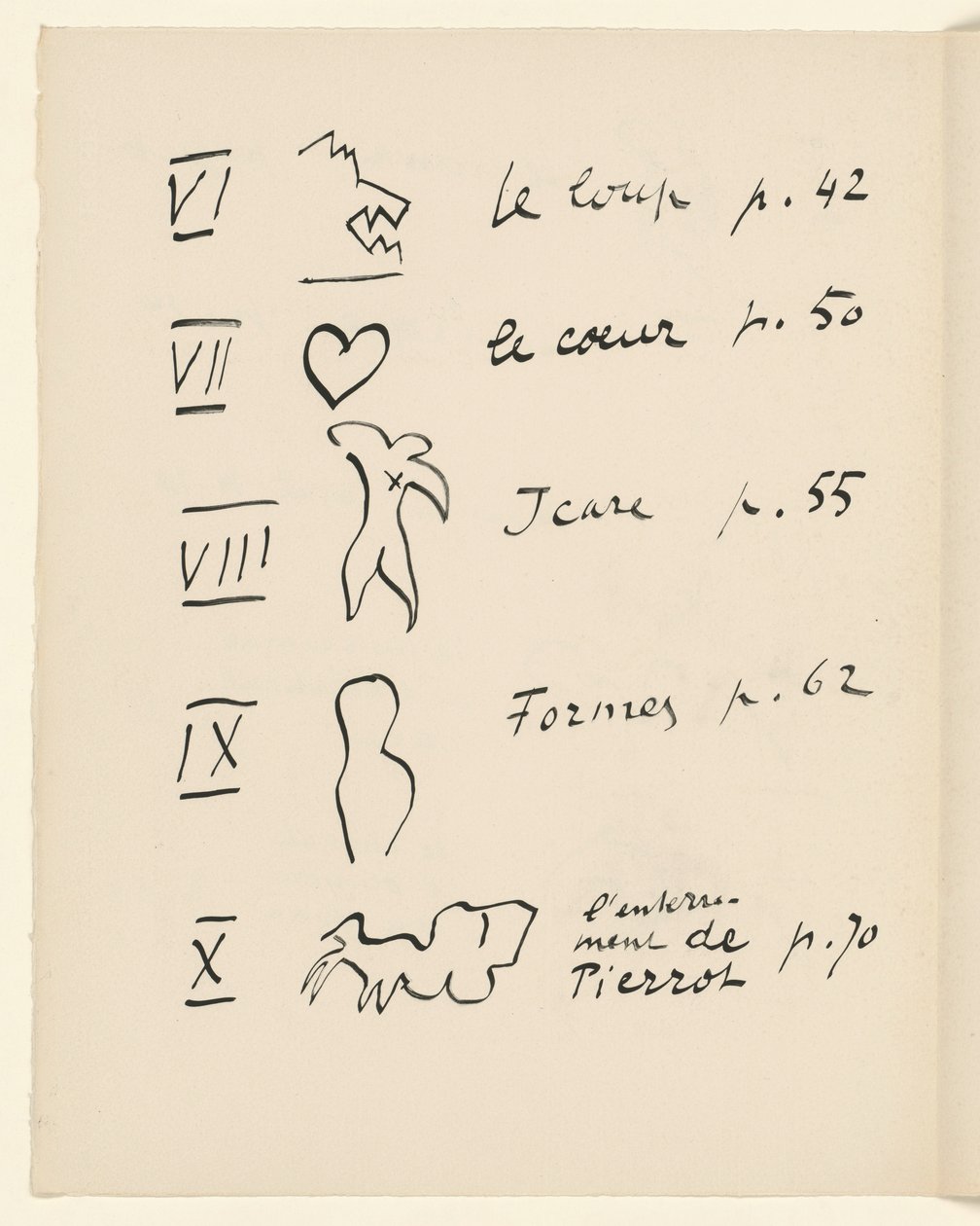 Table of Images 2. From "Jazz". P. 150 by Henri Matisse