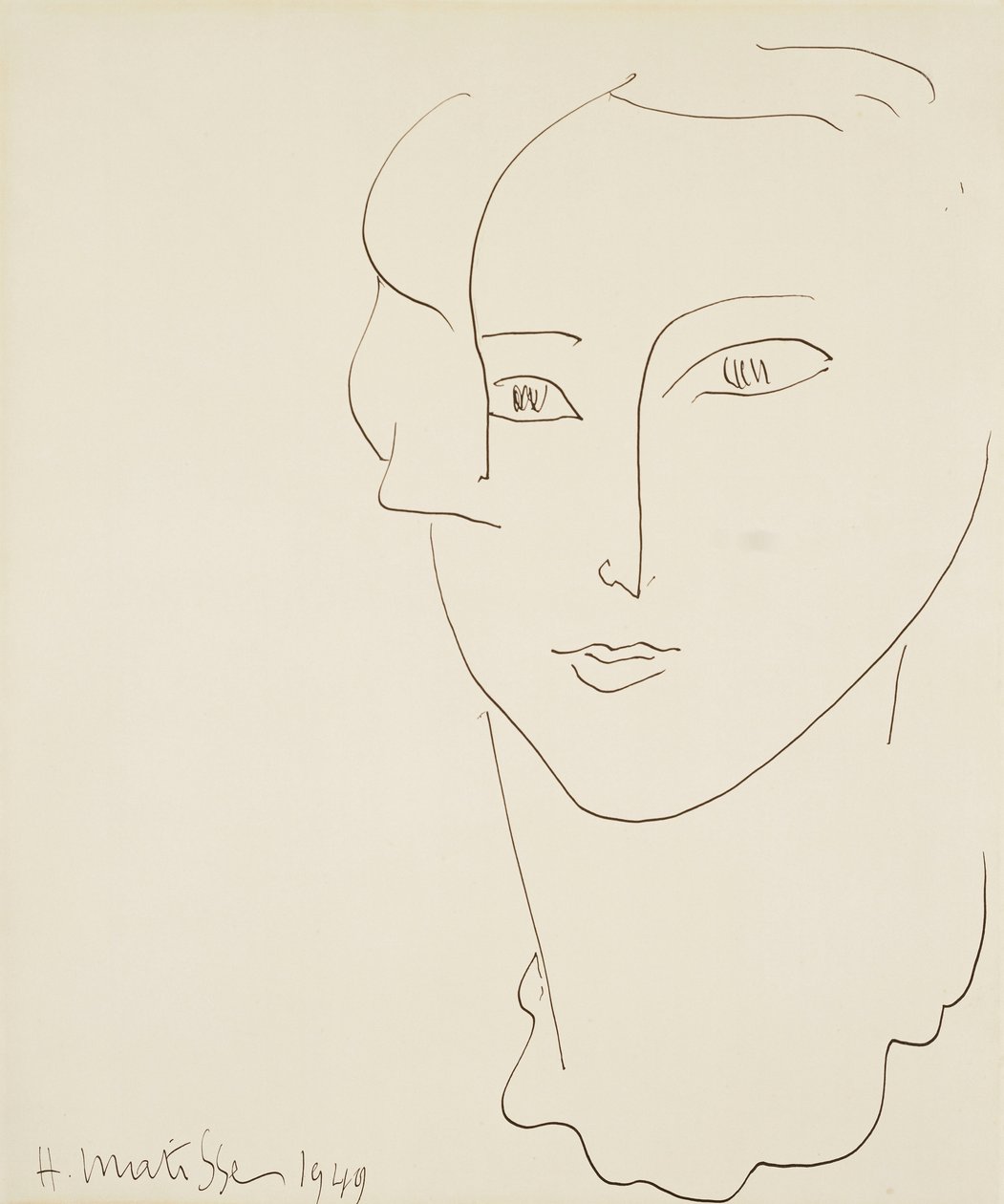 Head of a Woman by Henri Matisse
