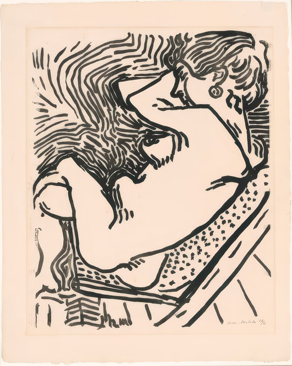 The Large Woodcut by Henri Matisse