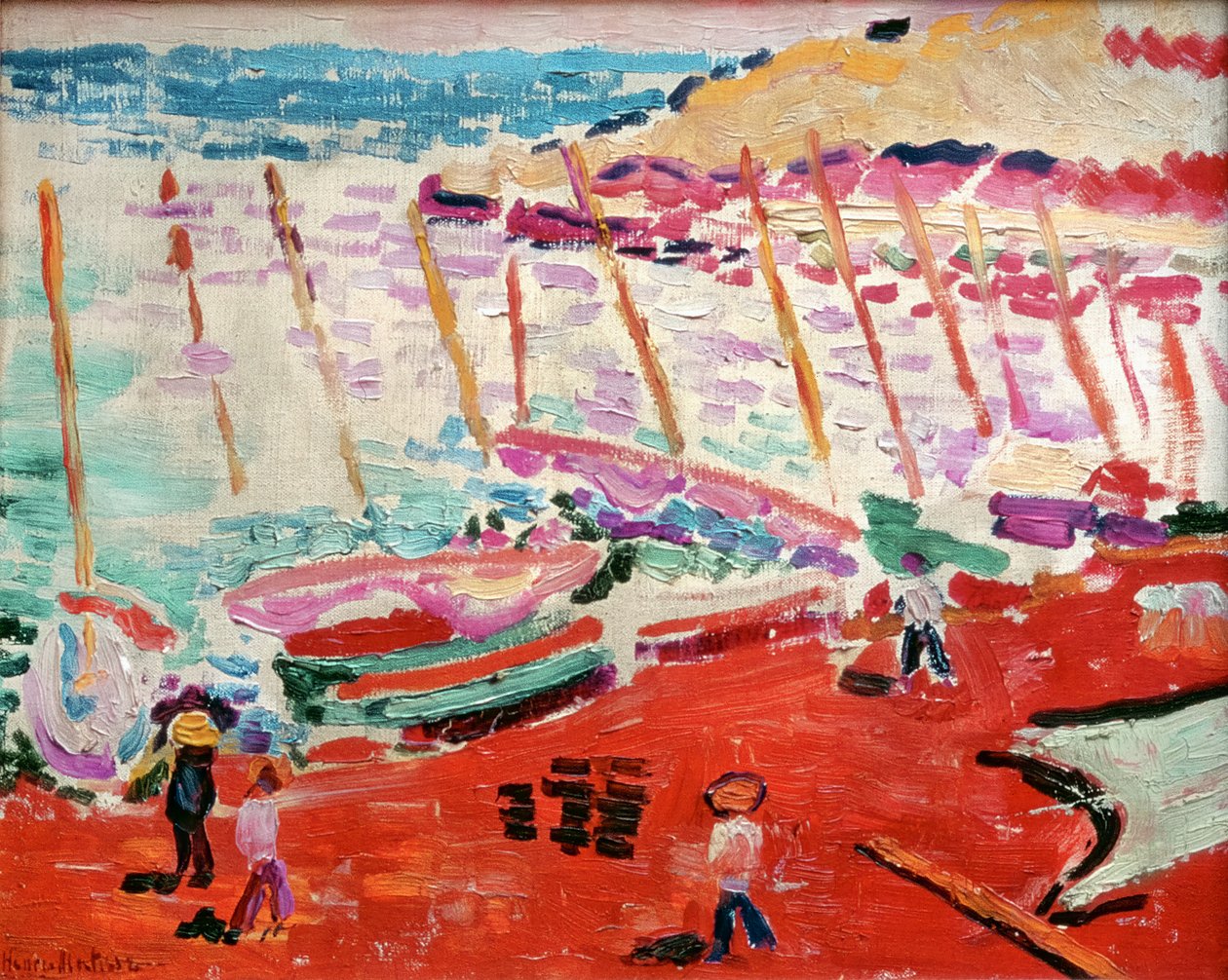 The Red Beach, Collioure, Summer 1905 by Henri Matisse