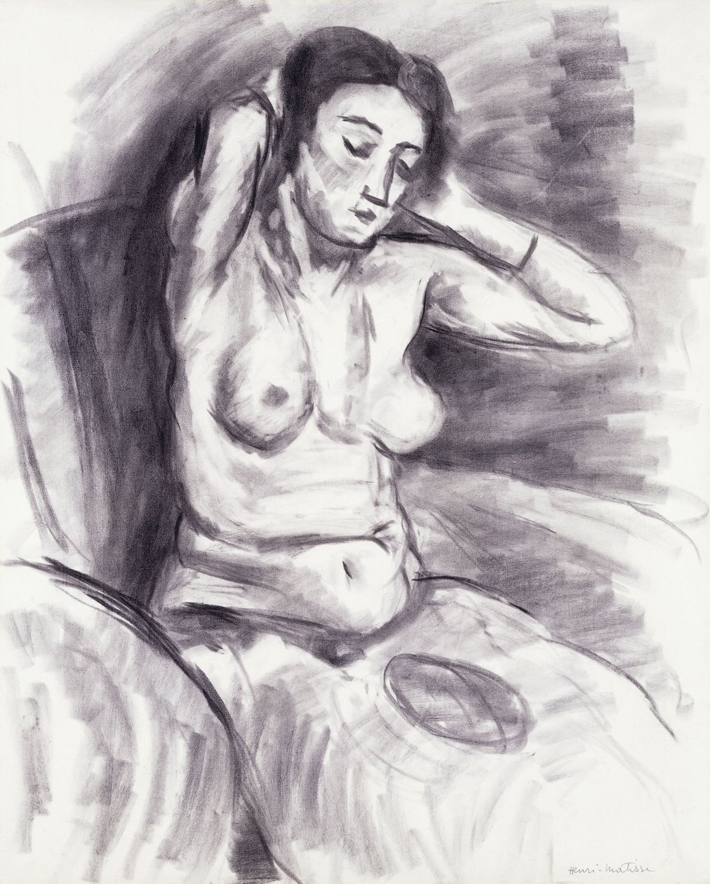 Woman Restyling Her Hair, c.1925 by Henri Matisse