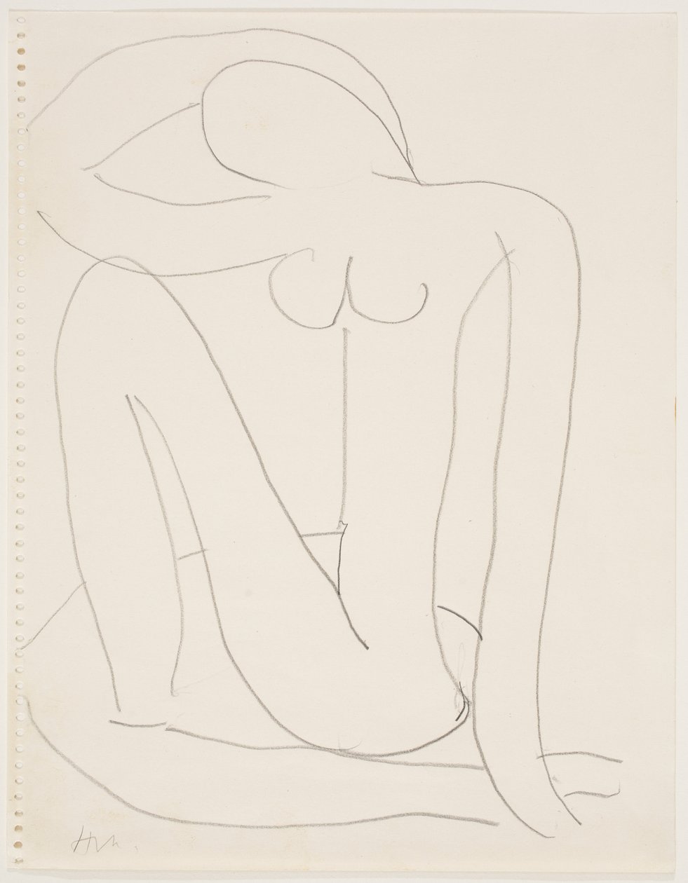 Woman Seated with Arm on Head by Henri Matisse