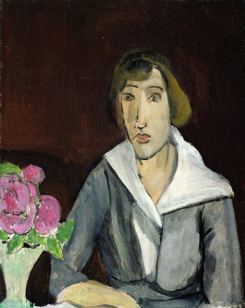 Woman with Roses by Henri Matisse