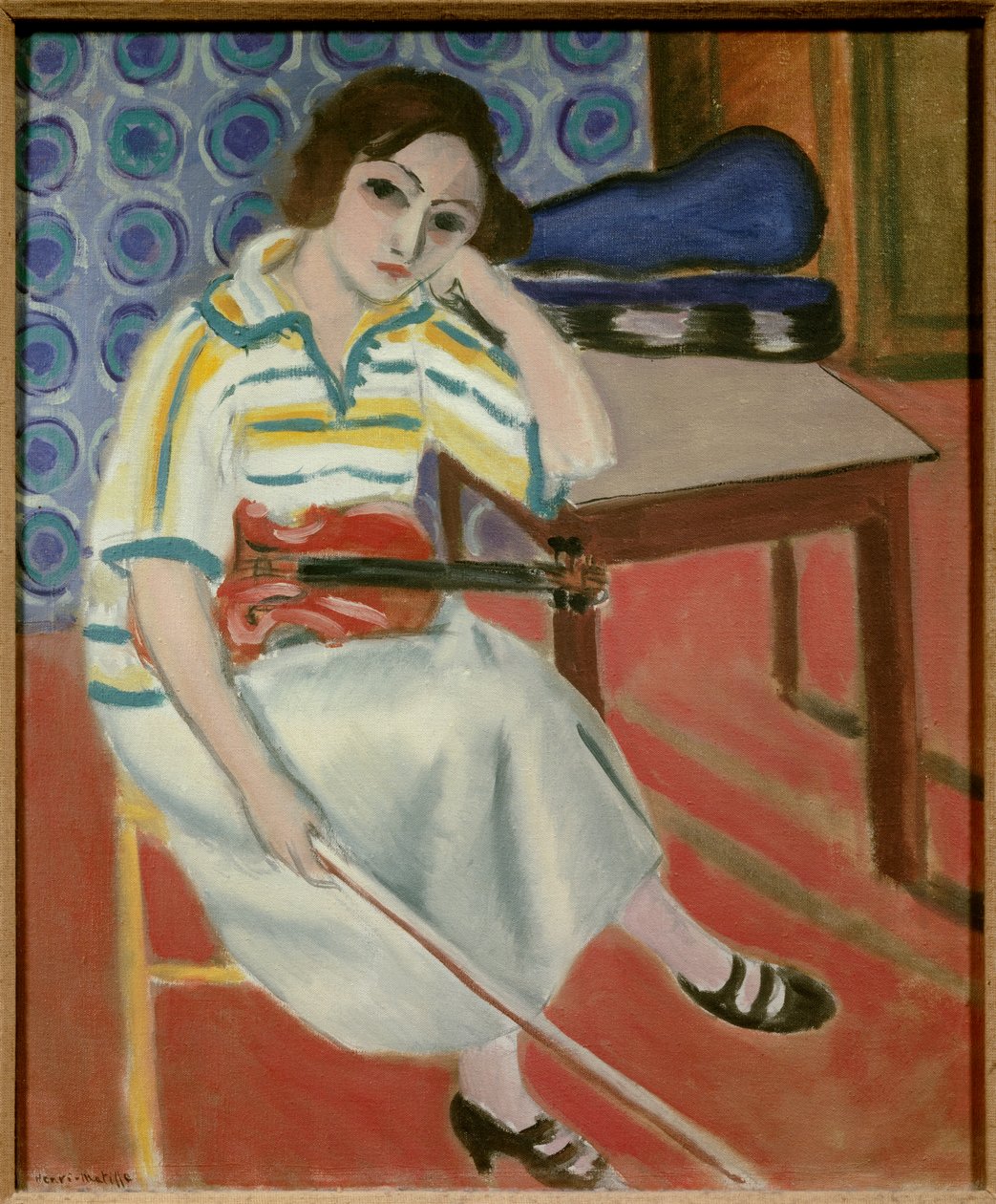 Woman with Violin by Henri Matisse