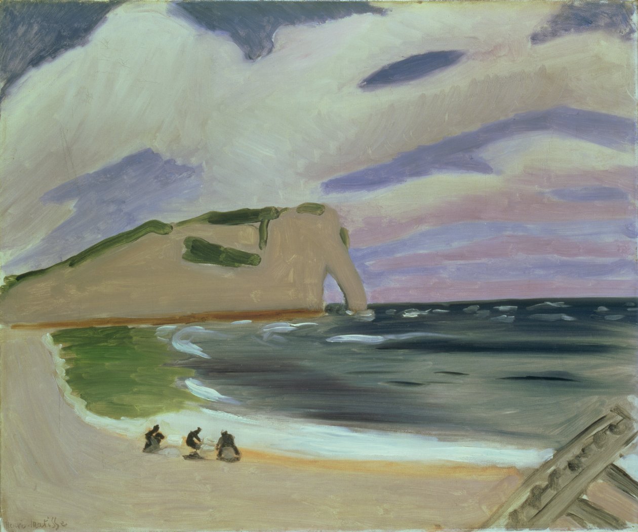 Women on the Beach, Etretat by Henri Matisse
